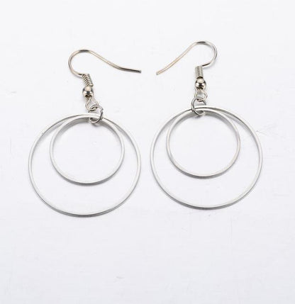 2017 New Hollow Geometry Earrings Heart Sweet Gold Love Earrings Women Gifts Jewelry Orecchini Brincos Pendientes Oorbellen